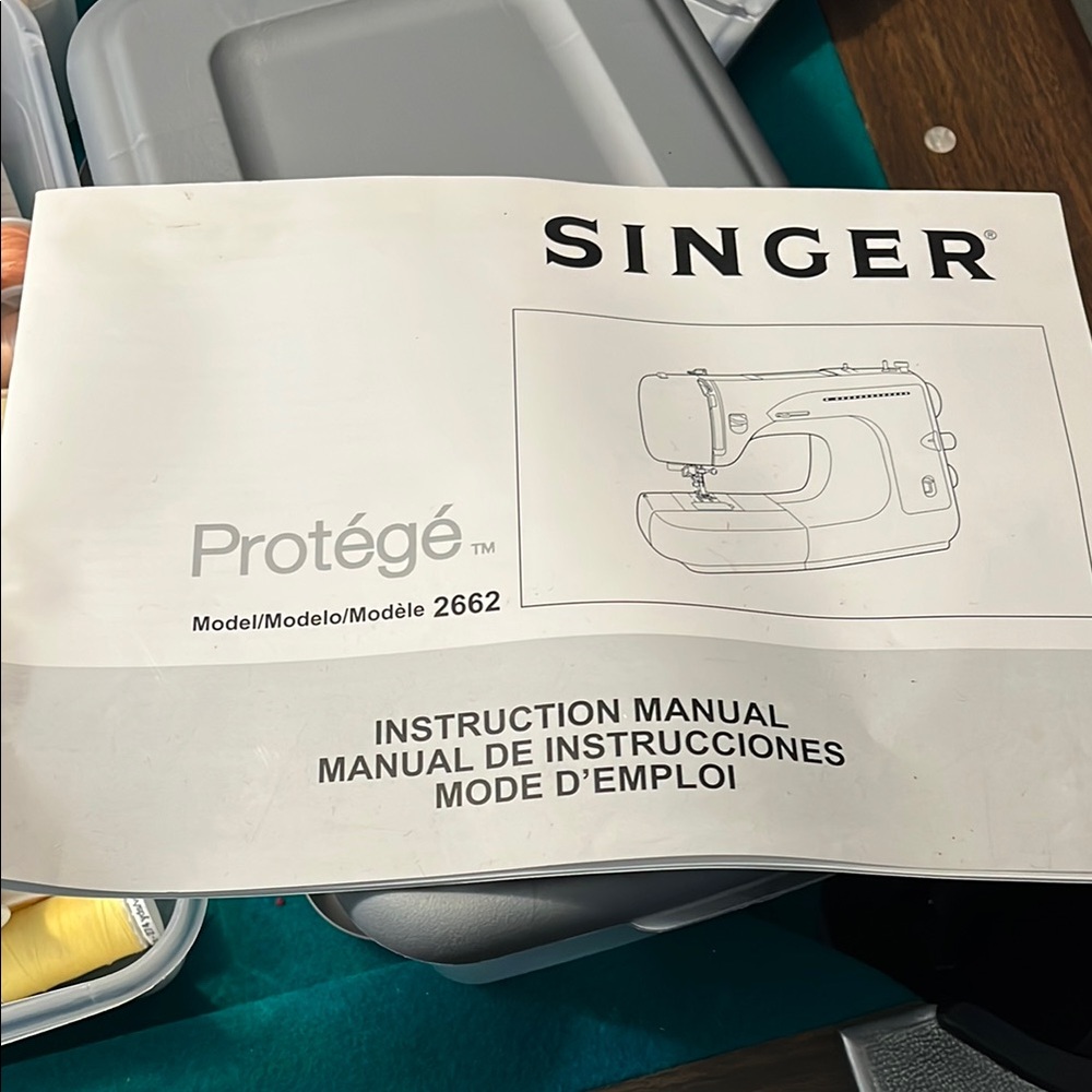 Singer Protégé Model 2662 Manual